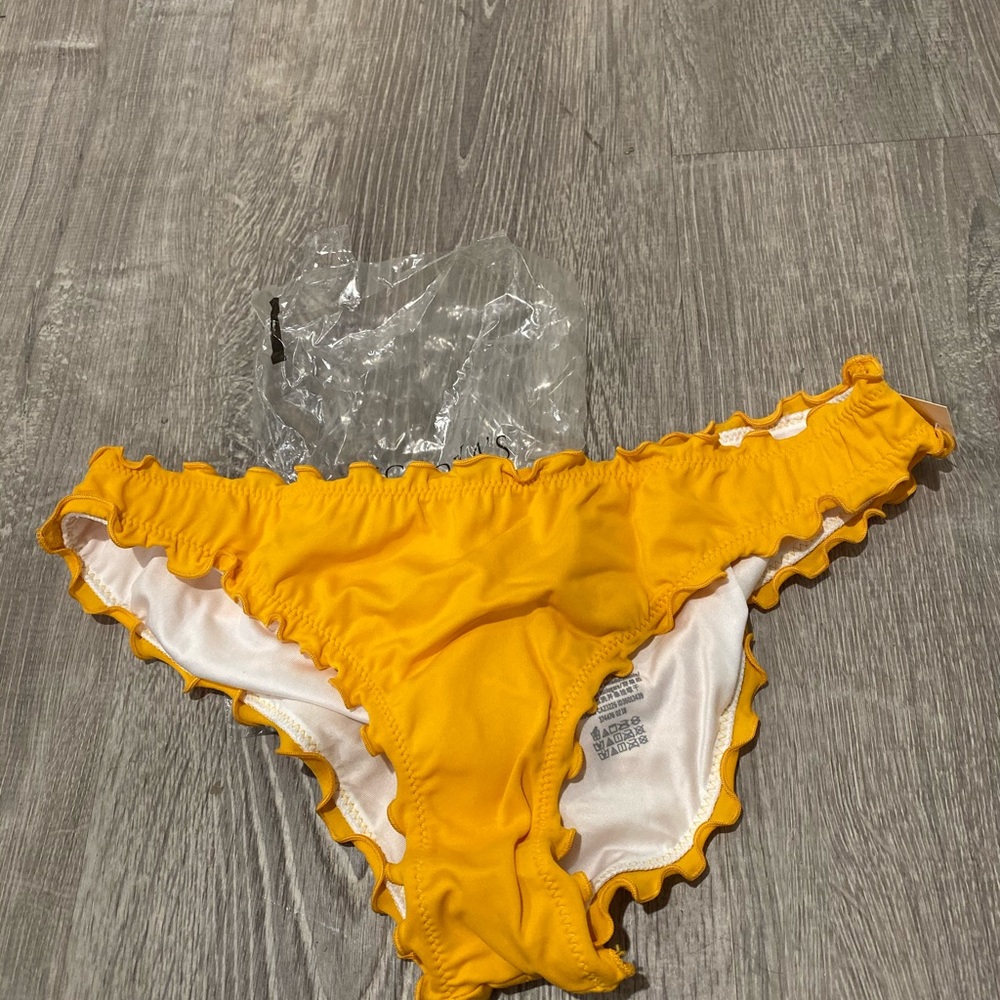 Yellow PINK bikini bottoms Brand New